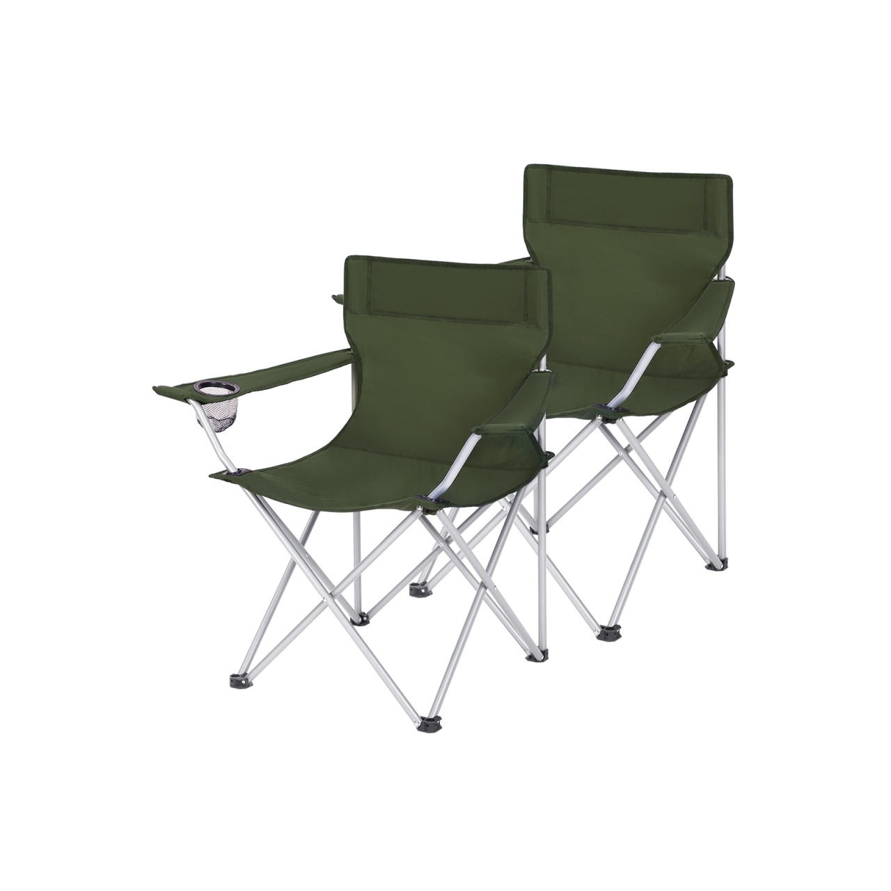 Set 2 scaune de camping Songmics Verde 84x52x81 cm - 1 | YEO