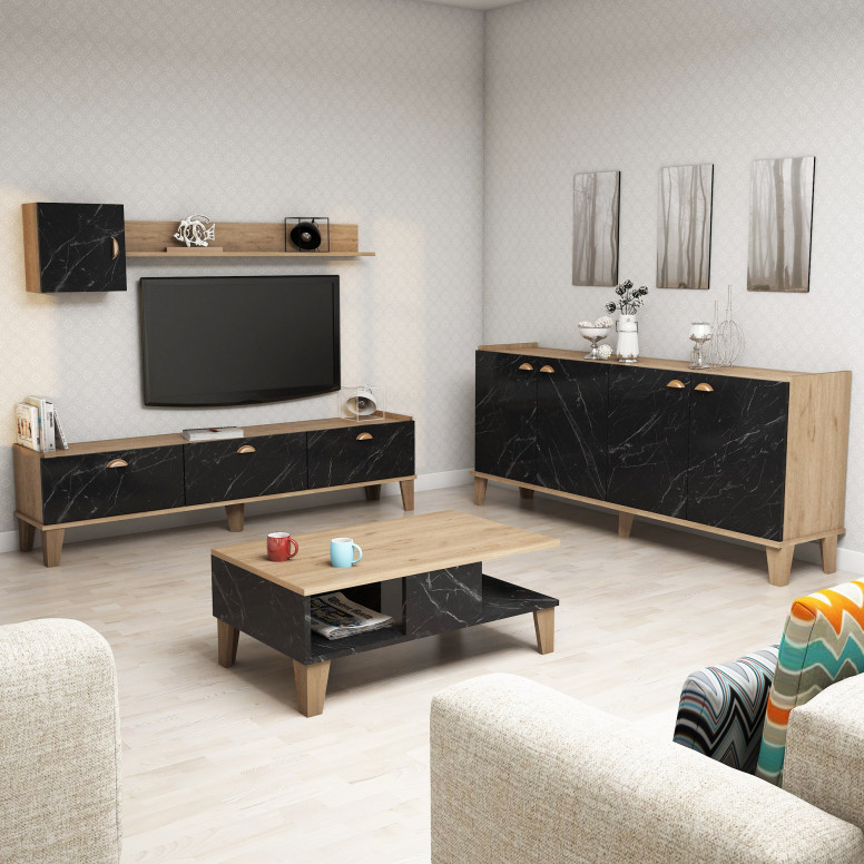 Set Complet Living Sumer G7030 Oak-Marble