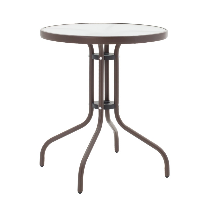Set masă și scaune de exterior, 3 Piese, Model , Maro - 4 | YEO