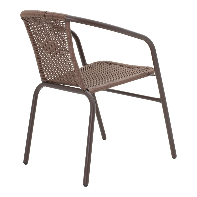 Set masă și scaune de exterior, 3 Piese, Model , Maro - 2 | YEO