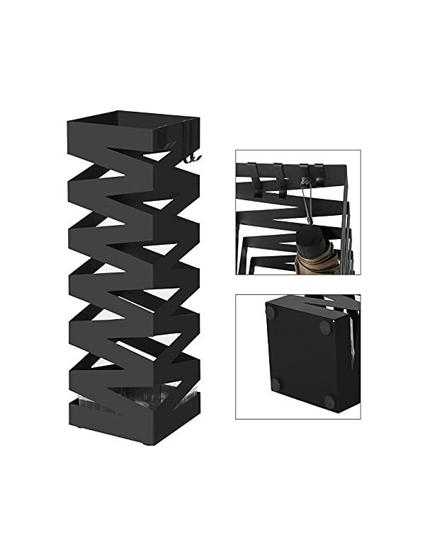 Suport pentru umbrele, Songmics, Negru, 15.5 x 15.5 x 49 cm, LUC16B - 2 | YEO