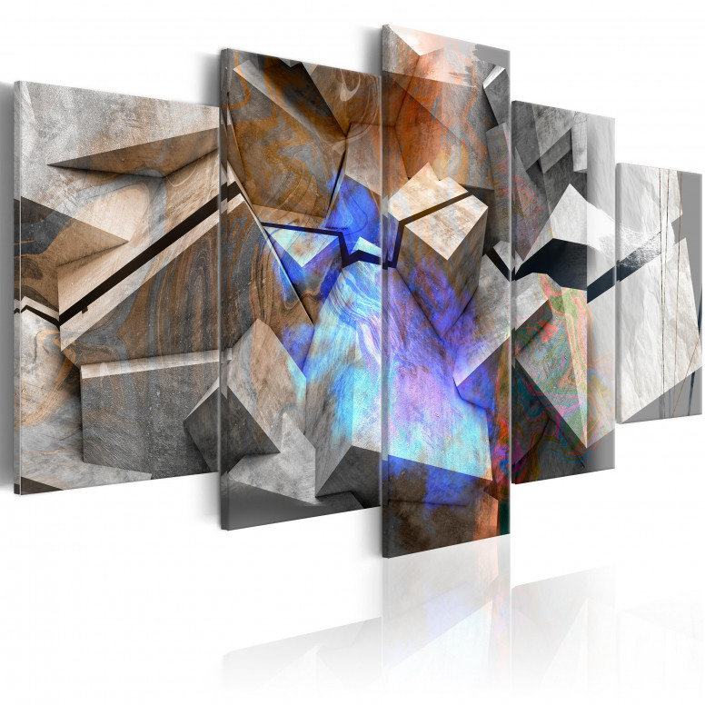 Tablou - Abstract Cubes 100x50 cm