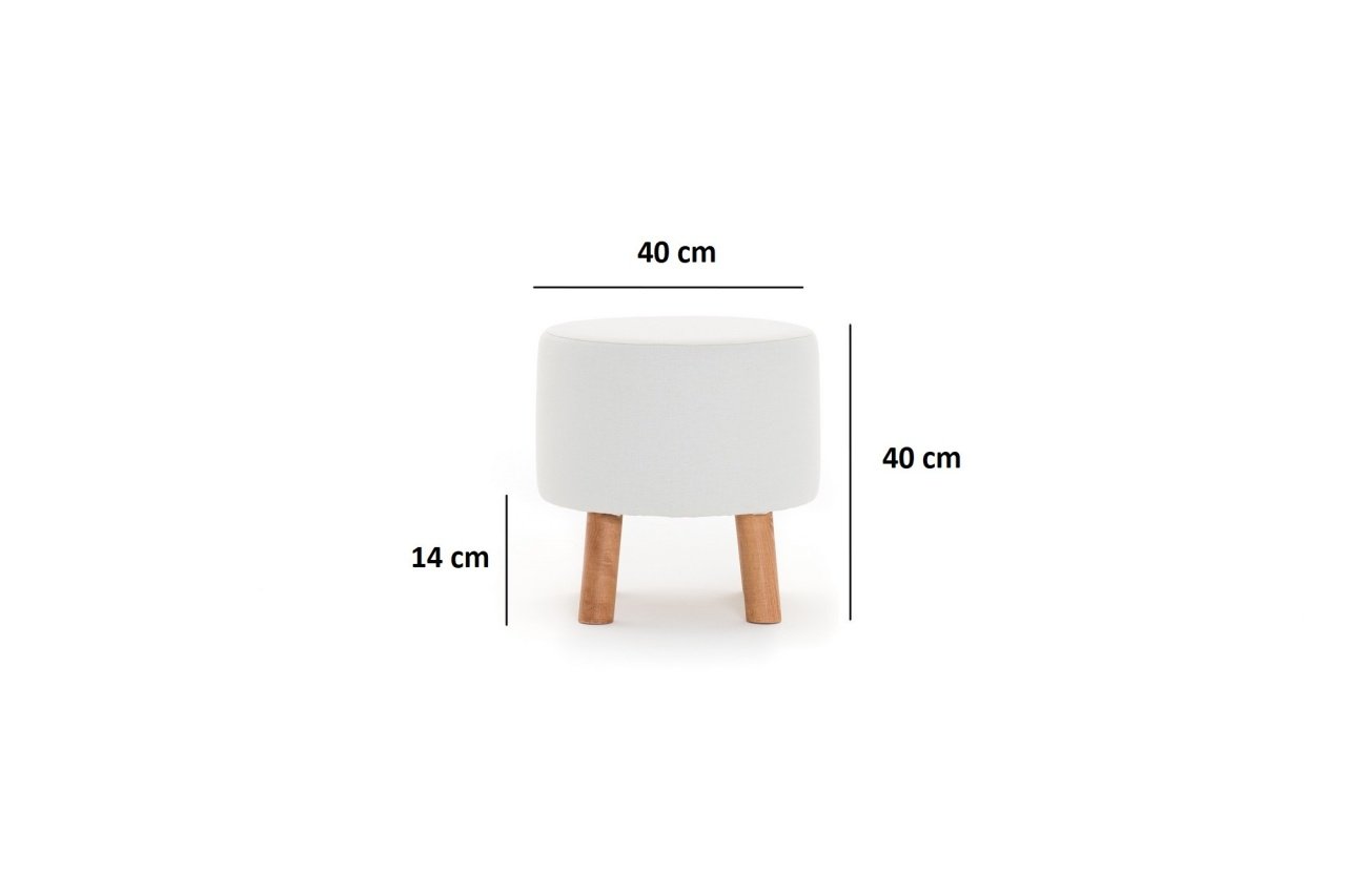 Taburet Model Silindir, Crem