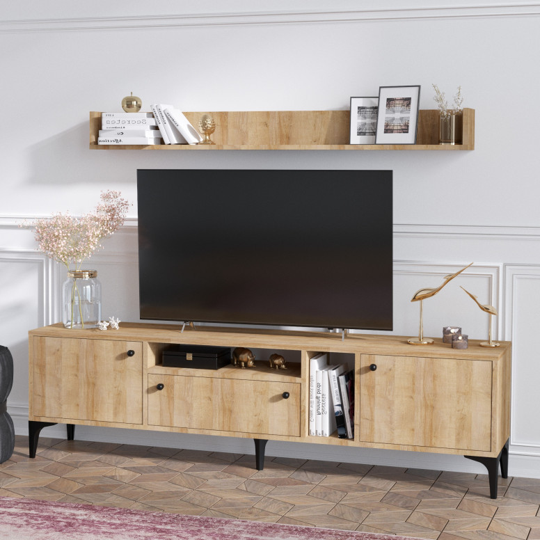 Ansamblu Comoda TV Grega Oak - 1 | YEO