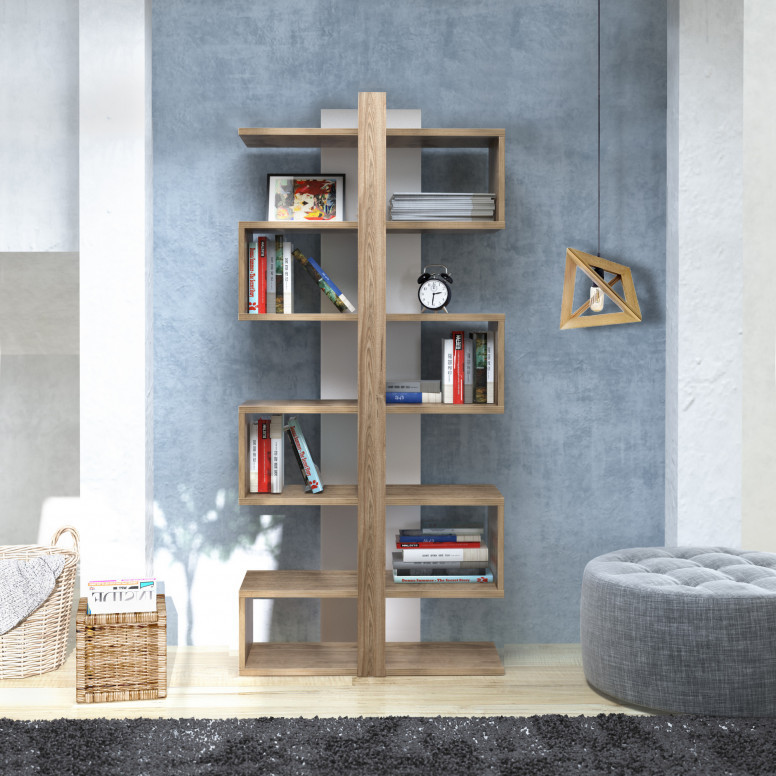 Biblioteca Model Ionis, Nuc, 78x29,5x170 cm - 1 | YEO