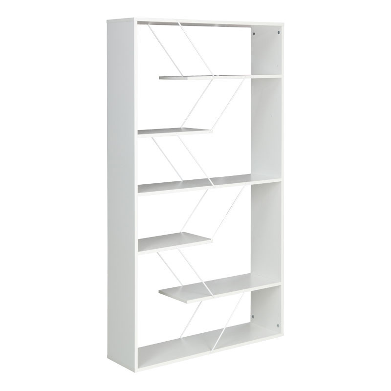 Biblioteca Pako World, Model Tars, 84x24x157 cm, Alb