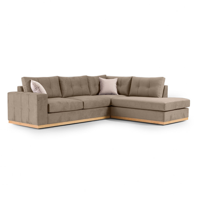 Coltar Stanga Boston Mocha - Crem - Natural 280x225x95 cm