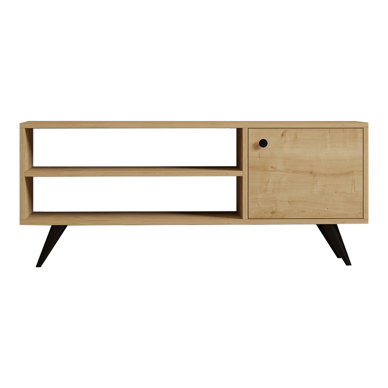 Comodă TV Model Wison, Stejar, 120x29x50 cm - 3 | YEO