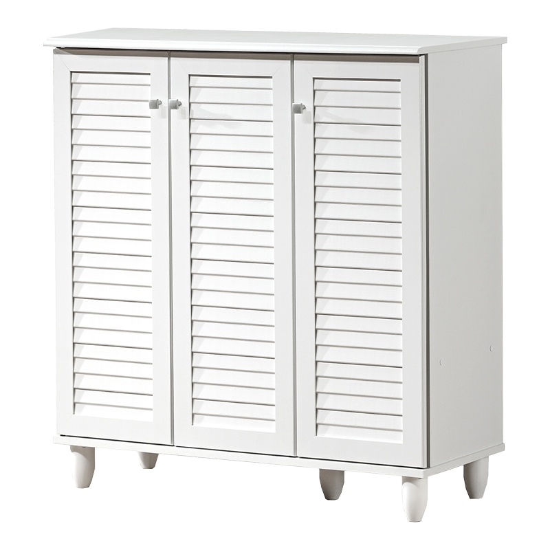 Dulap de pantofi Santo, alb, 89.5x34.5x91.5 cm - 3