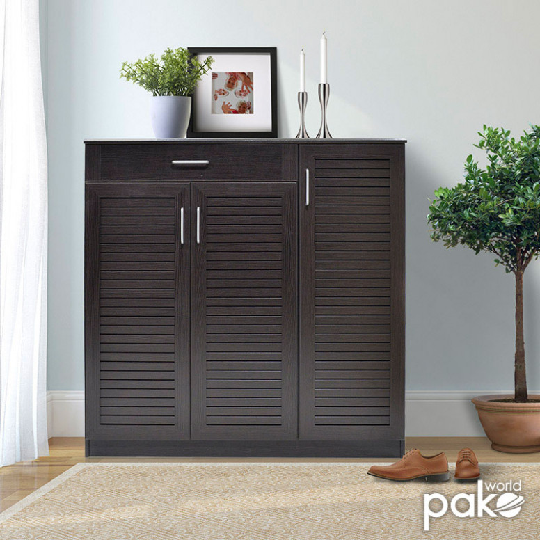 Dulap Pantofi Model Lilith, Wenge, 120x37x123 cm - 1 | YEO