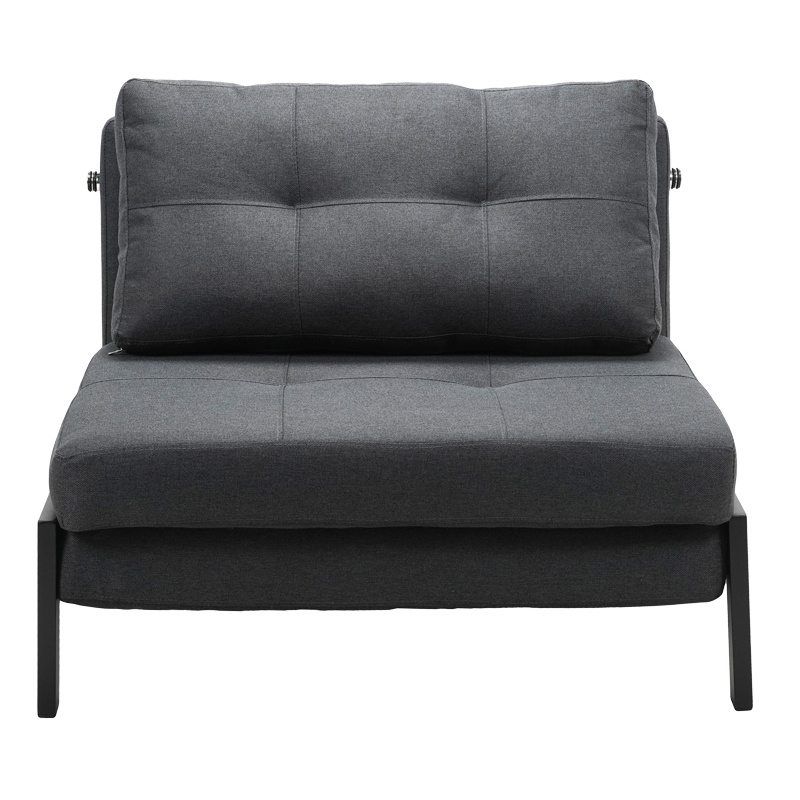 Fotoliu Model Fancy V1, Gri inchis, 95x98x70 cm - 4 | YEO