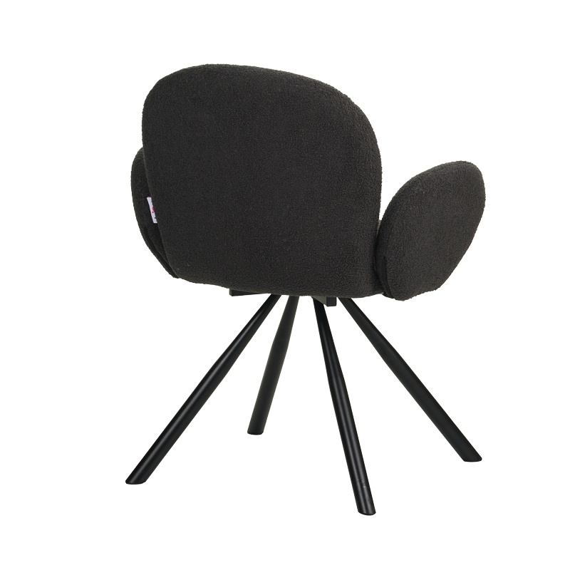 Fotoliu Model Garzele, Gri inchis/Negru, 68x66x82.5 cm - 1 | YEO
