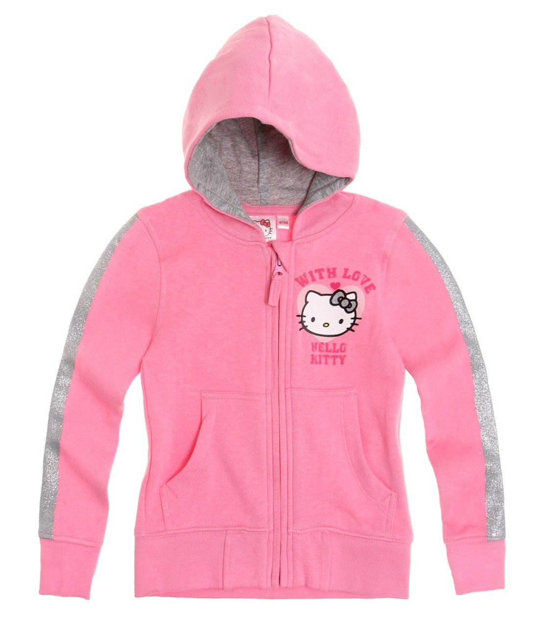 Hanorac roz cu gluga Hello Kitty