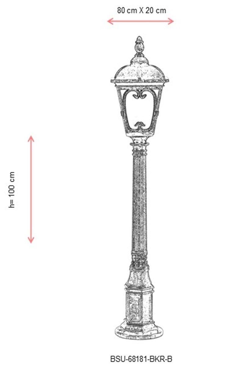 Lampadar de exterior 68181 Maro 80x20 cm