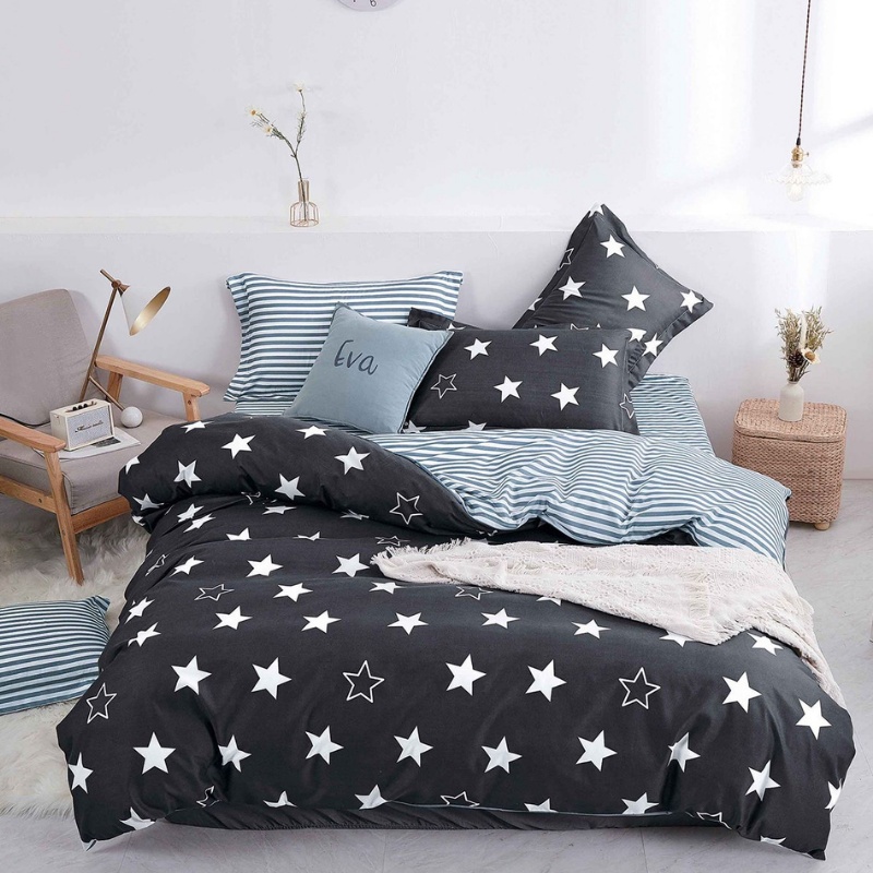 Lenjerie Bumbac Satinat 4 Piese Ferina