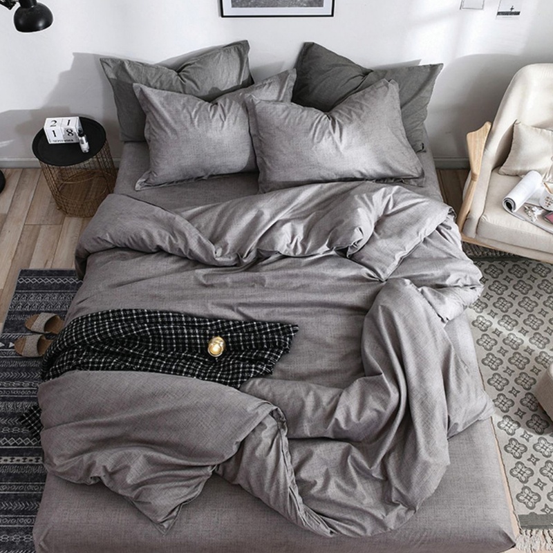 Lenjerie Bumbac Satinat 4 Piese Zorven