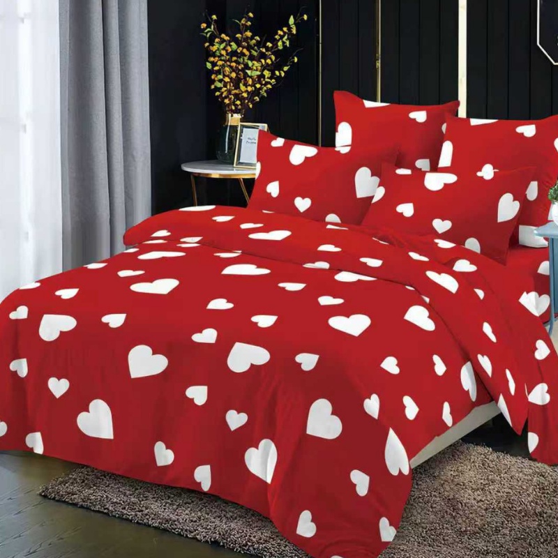 Lenjerie cu elastic 180x200cm, Selestia, 4 Piese