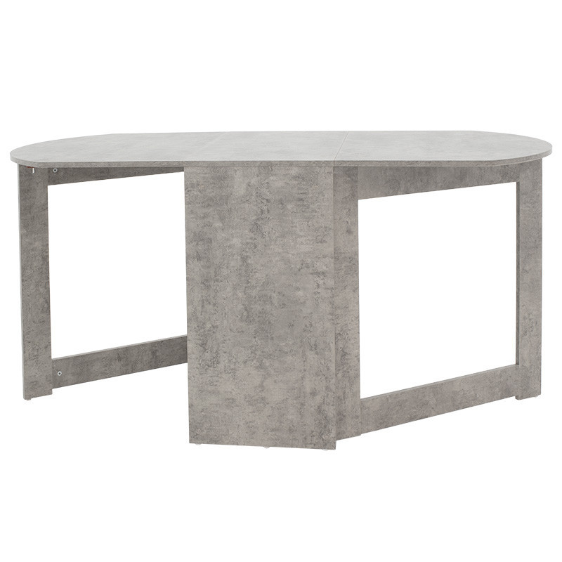 Masa Extensibila Model Deandre, 43-160x80x76.5 cm, Gri marmorat - 1 | YEO