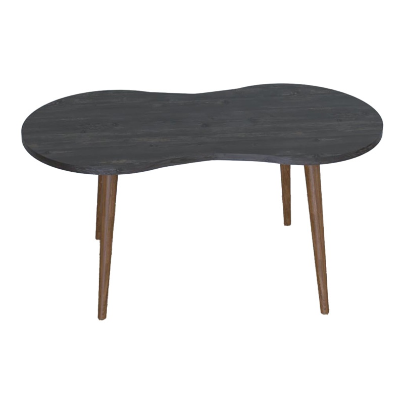 Masuta de Cafea Model Cinoko, Negru marmorat, 90x41x40 cm