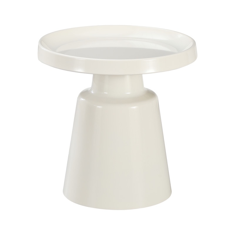 Masuta de Cafea Model Ginoze, Alb, D50x48.5 cm