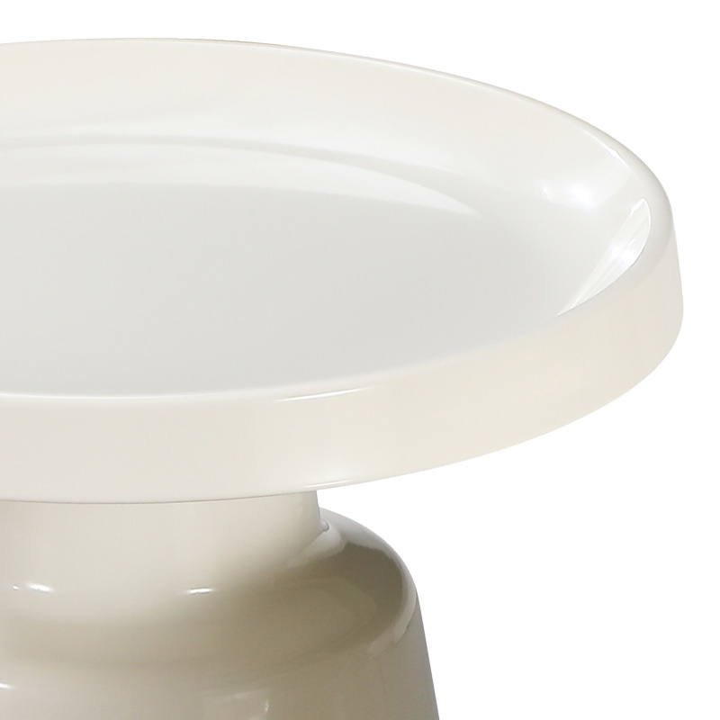 Masuta de Cafea Model Ginoze, Alb, D50x48.5 cm - 2 | YEO