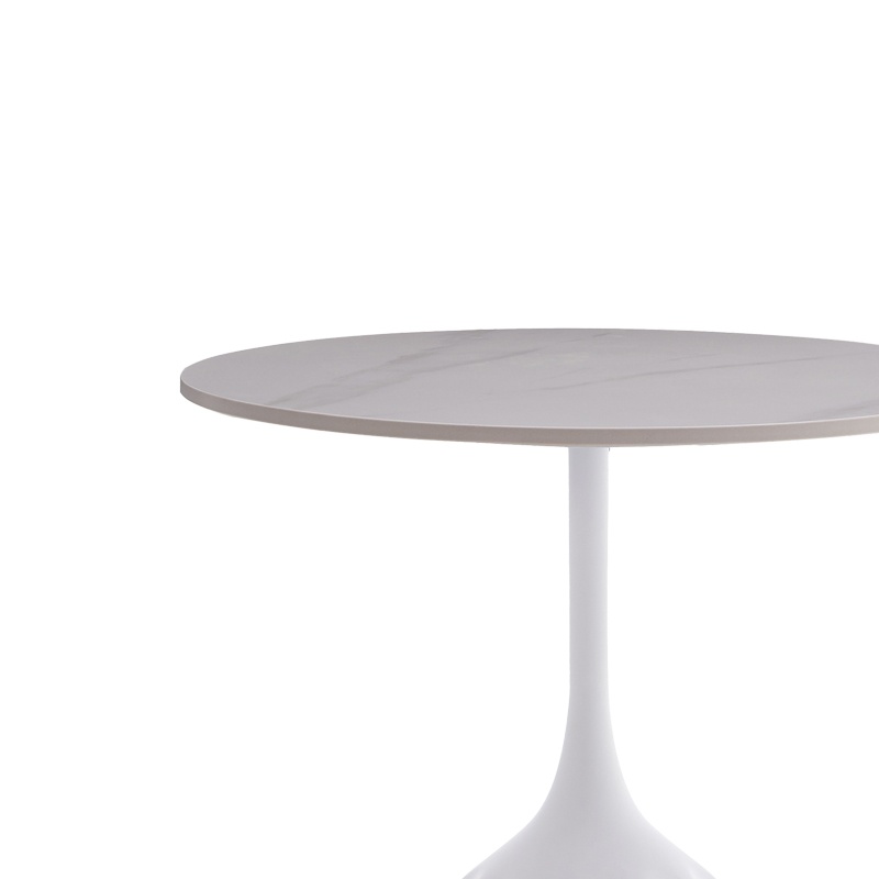 Masuta de Cafea Model Kousien, Alb, D50x60 cm - 1 | YEO