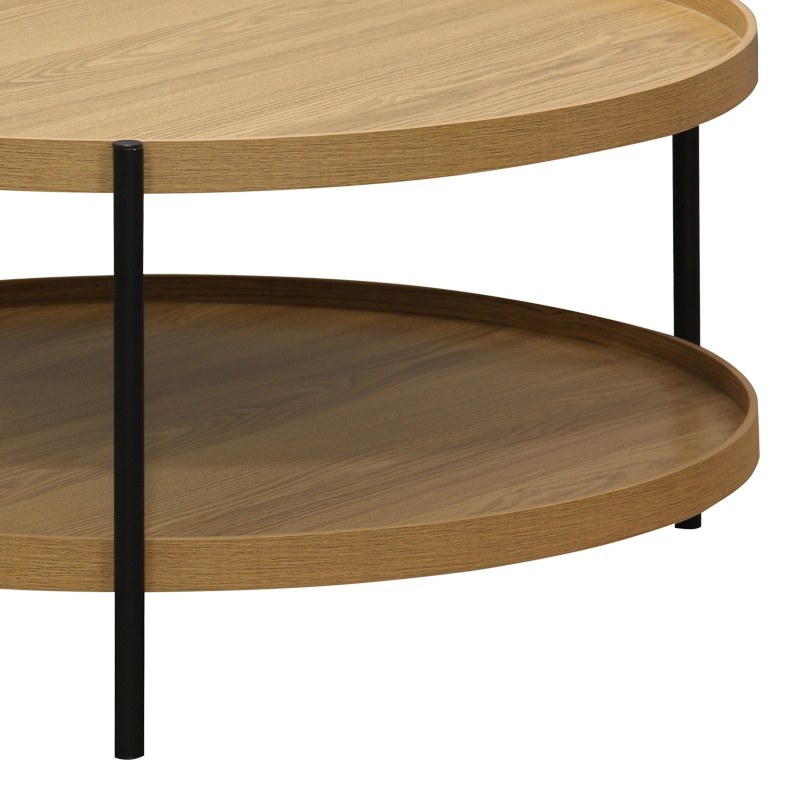 Masuta de Cafea Model Portogie, Natur, D80x40 cm - 2 | YEO