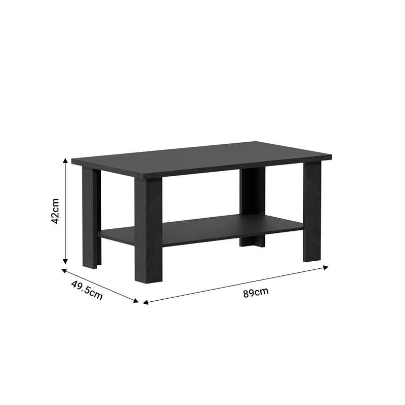 Masuta de Cafea Model Riano, Natur, 89x49.5x42 cm - 2 | YEO