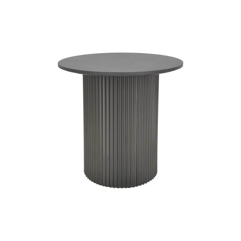 Masuta laterala Dovel, negru, 50x50x50 cm - 2