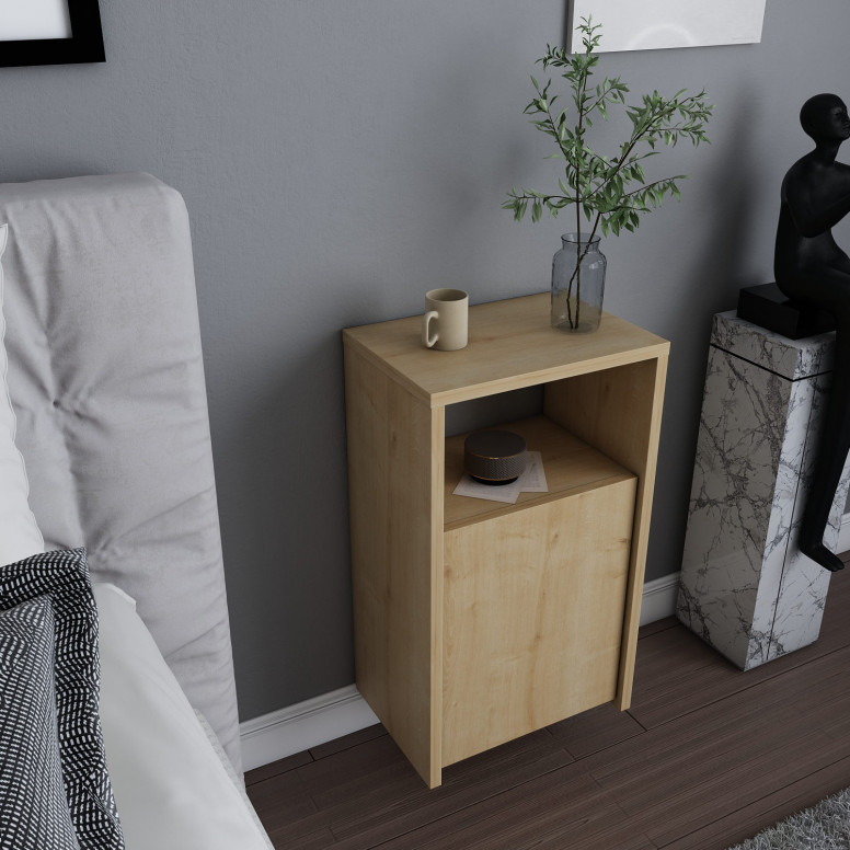 Noptiera Model Terry, Stejar, 36x25.3x61.4cm - 1 | YEO