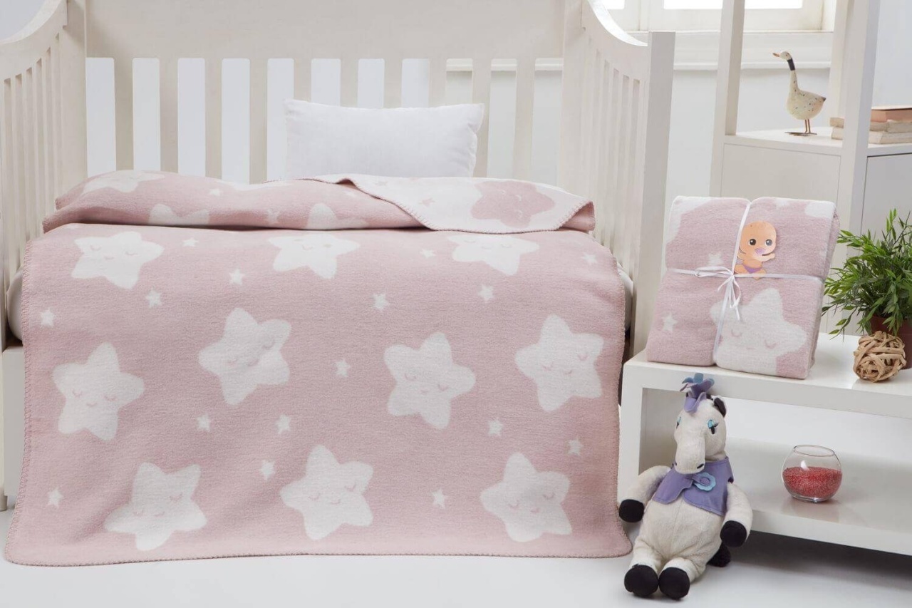 Patura Bebelusi Model Star Light Pink