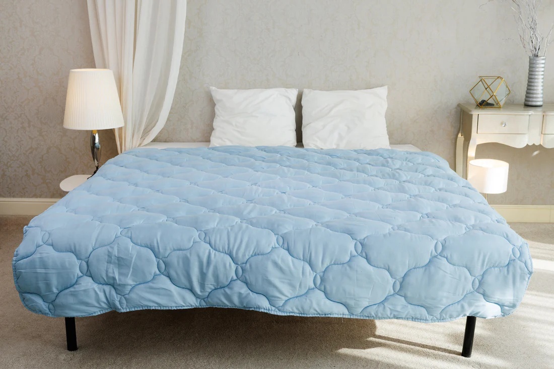 Pilota Matlasata Uni 200x200, Bleu - 1 | YEO
