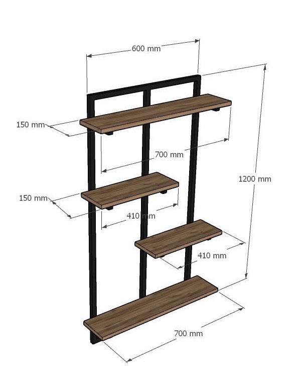 Raft Suspendat Model Penelope, Alb