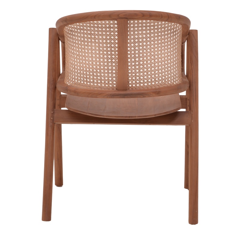 Scaun cu Brate Model Anlene, Natur , 62x54x82 cm - 4 | YEO