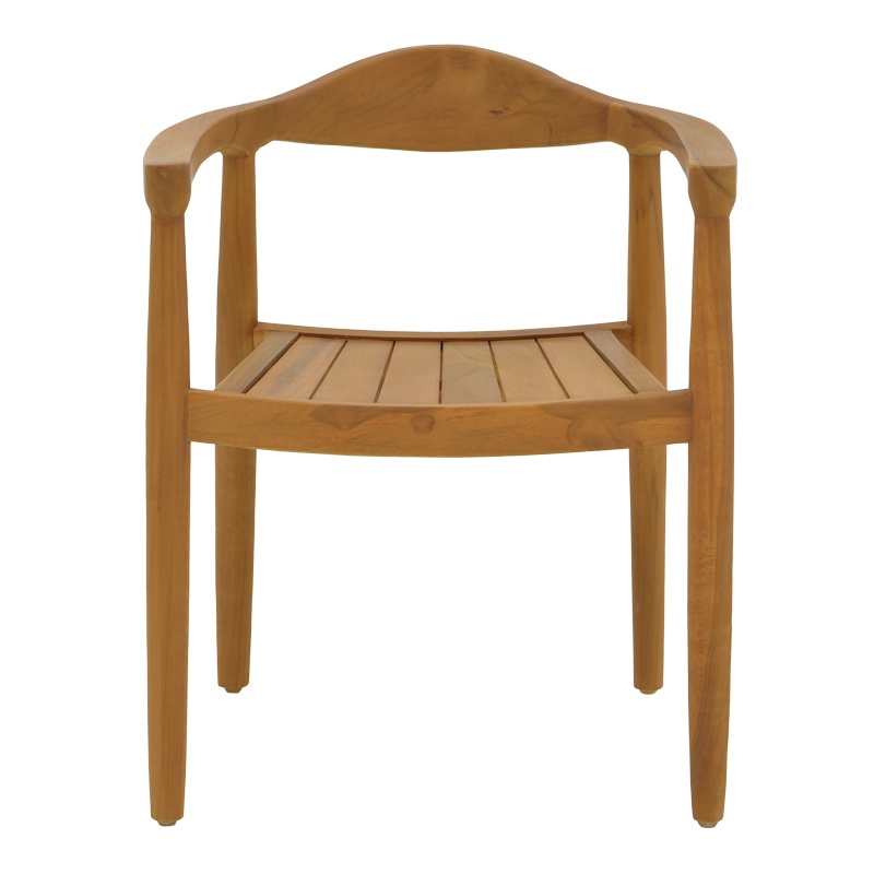 Scaun cu Brate Model Ganny, Natur, 59x56x71 cm - 3 | YEO