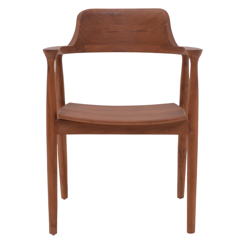 Scaun cu Brate Model Jambene, Nuc, 57x54x79 cm - 3 | YEO