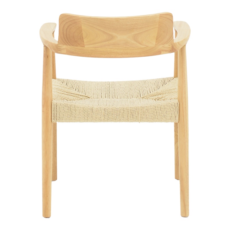 Scaun cu Brate Model Jojene, Natur, 58x54x79 cm - 4 | YEO