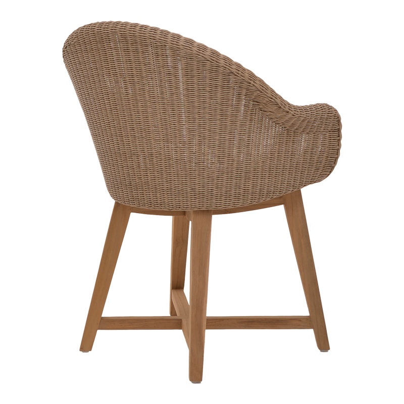 Scaun cu Brate Model Solso, Natur/Maro, 62x58x78 cm - 1 | YEO