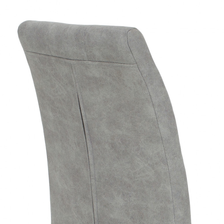 Scaun Model Darrell, Gri antichizat, 42x49x106 cm - 4 | YEO