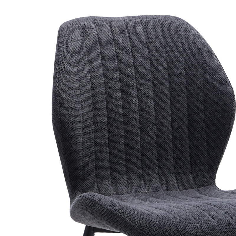 Scaun Model Fersity, Gri inchis/Negru, 48x56.5x58.5 cm - 1 | YEO