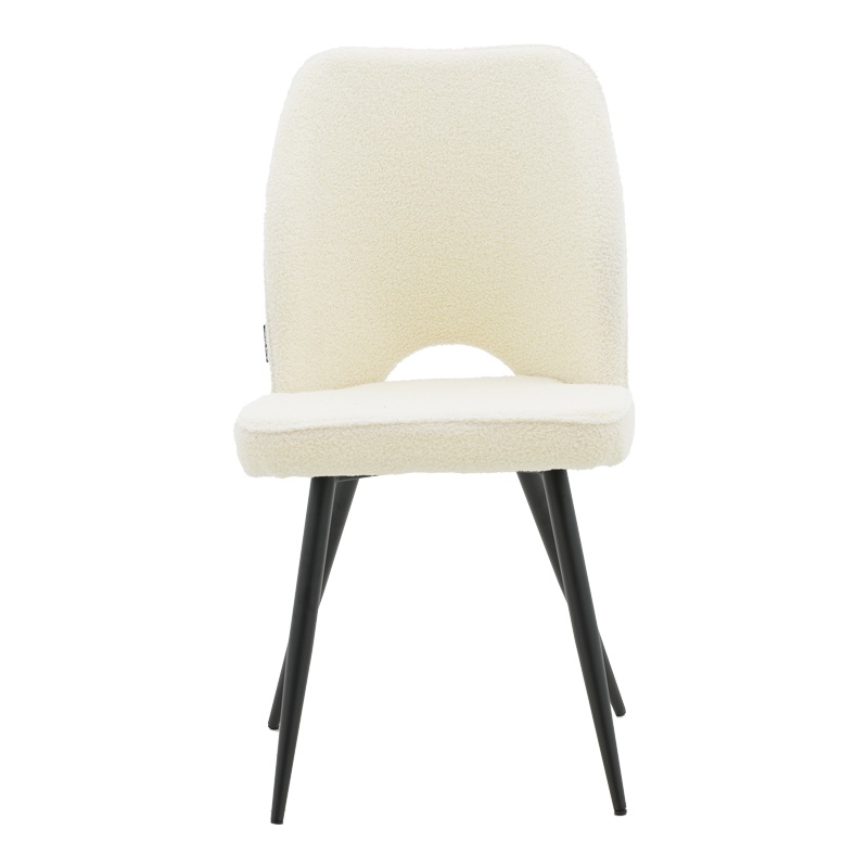 Scaun Model Renish, Alb/Negru, 61x47x91.5 cm - 3 | YEO