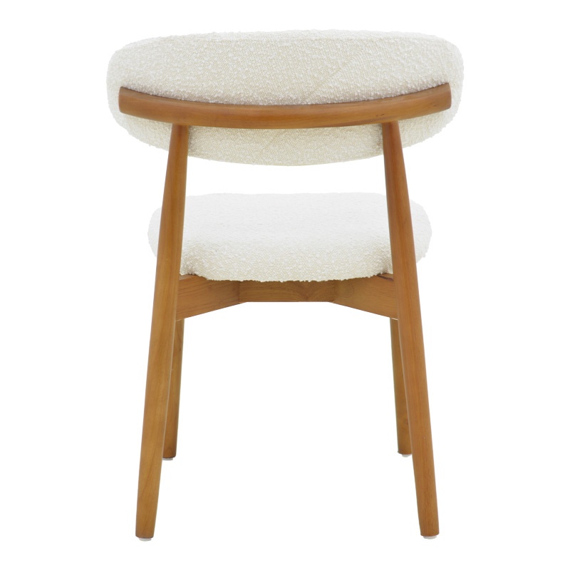 Scaun Model Ubene, Nuc/Alb, 51x56x79 cm - 4 | YEO