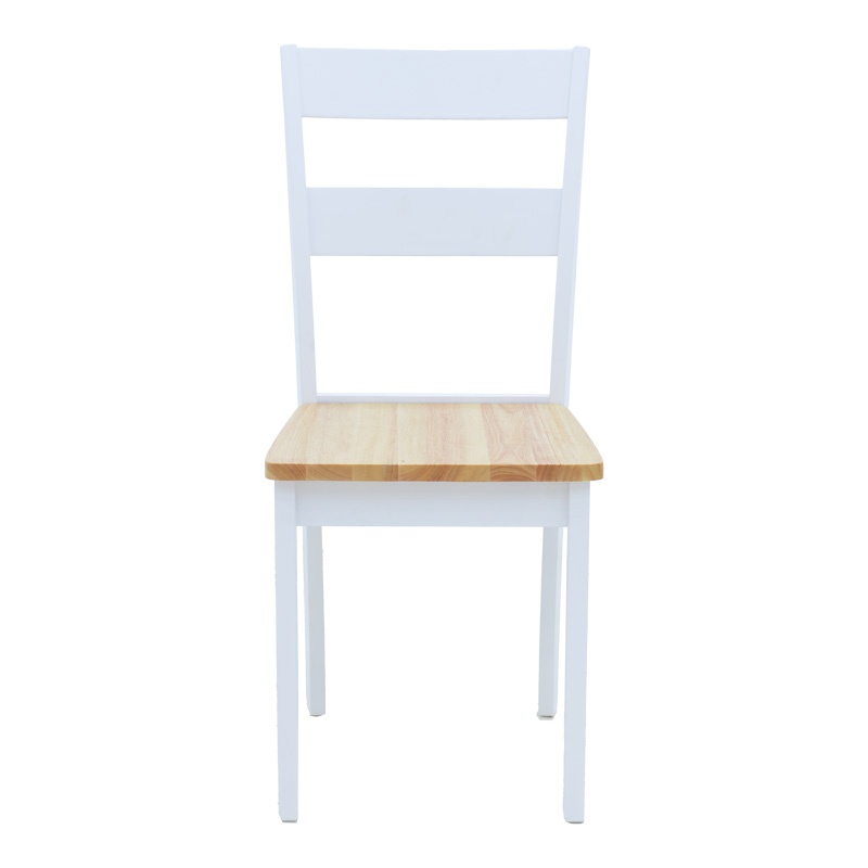 Scaun Model York, Alb/Natur, 39.5x47.5x89 cm - 3 | YEO
