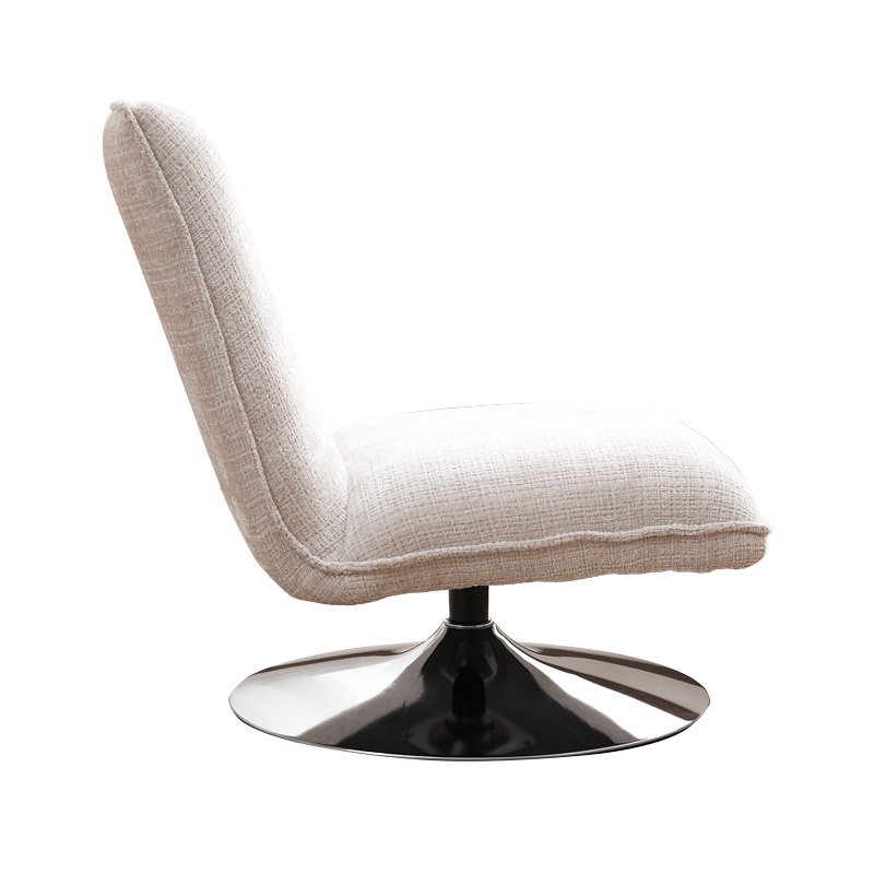 Scaun Rotativ Model Remona, Crem, 100x100x75 cm - 3 | YEO