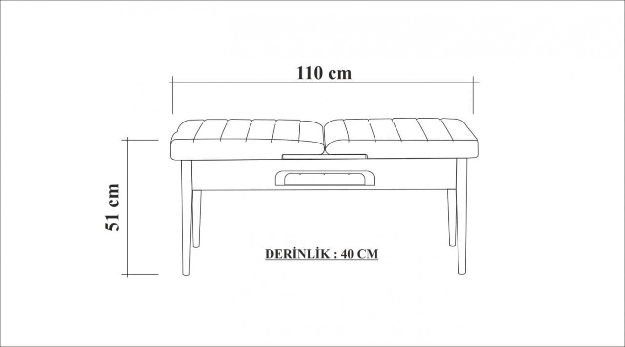 Set Masa si Scaune 4 Piese Vina - Atlantic Pine