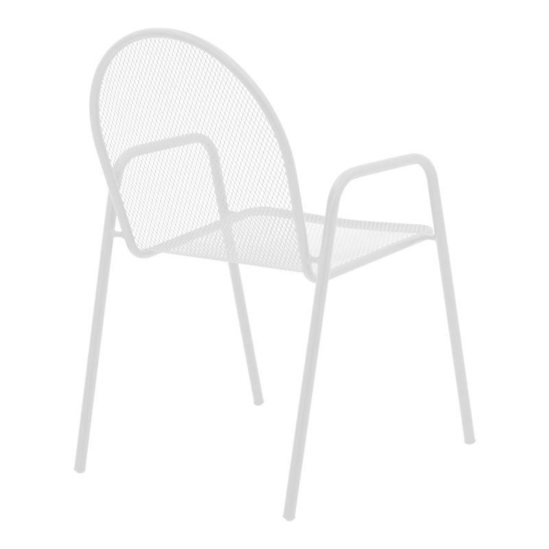 Set masă și scaune de exterior, 3 Piese, Model Vergo-Tarete, Alb - 2 | YEO