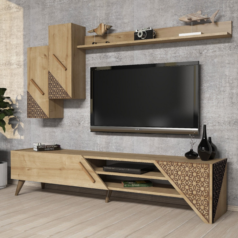 Ansamblu Comoda TV Beril Oak