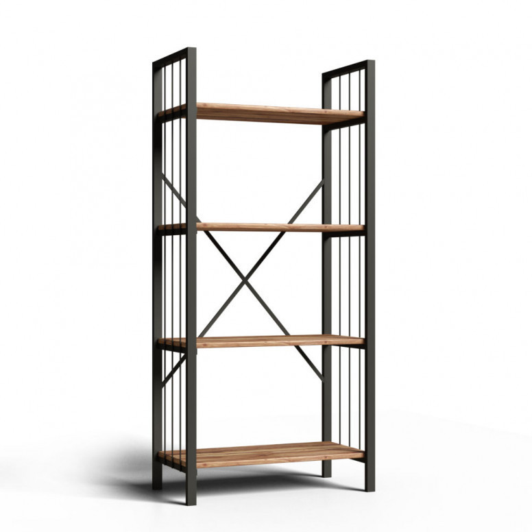 Biblioteca Salvador, Model GGMBTLKTP001, Antracit/Natur - 2 | YEO