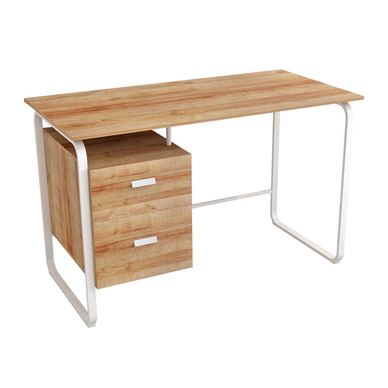Birou cu sertare Model Clarity, Alb, 120x60x75 cm - 3 | YEO