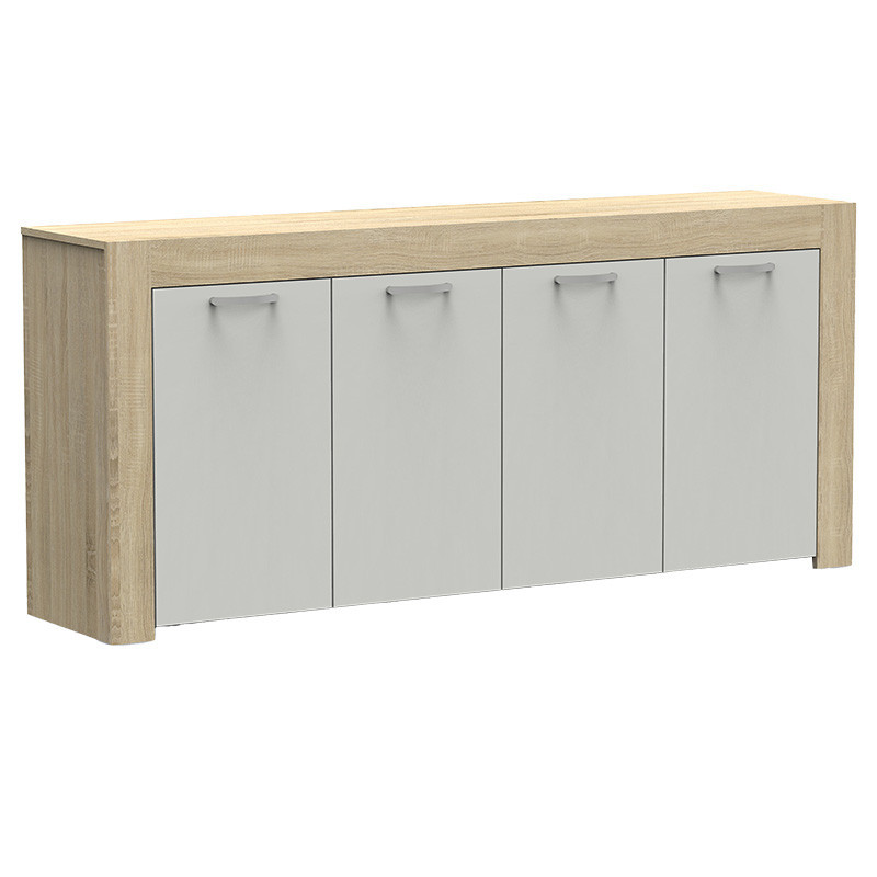 Buffet Haven sonoma - alb 180x40x80cm